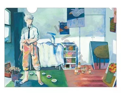 中古】クリアファイル 扉絵 A4シングルクリアファイル 「ブルー