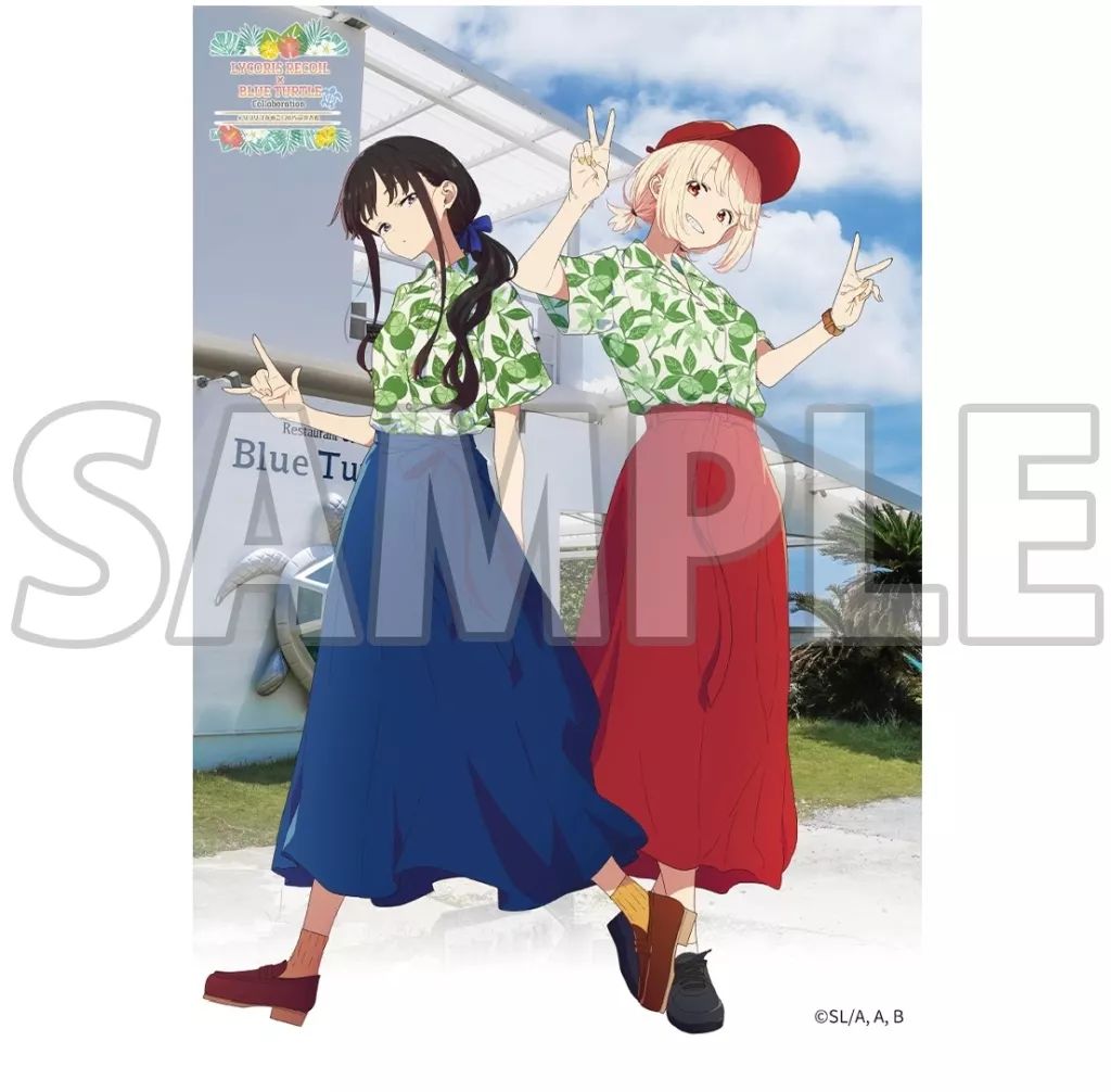 中古】クリアポスター A3クリアポスター 錦木千束＆井ノ上たきな