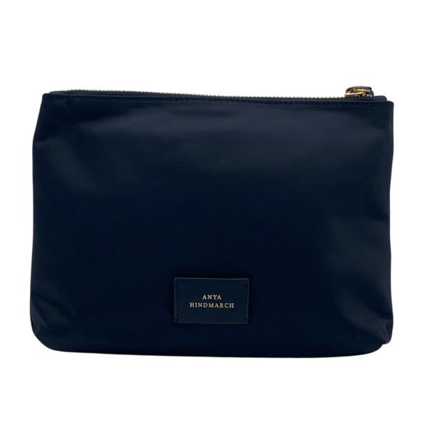 ANYA　HINDMARCH 　ポーチ ブラック ANYA HINDMARCH（アニヤ・ハインドマーチ） ポーチ Important Things