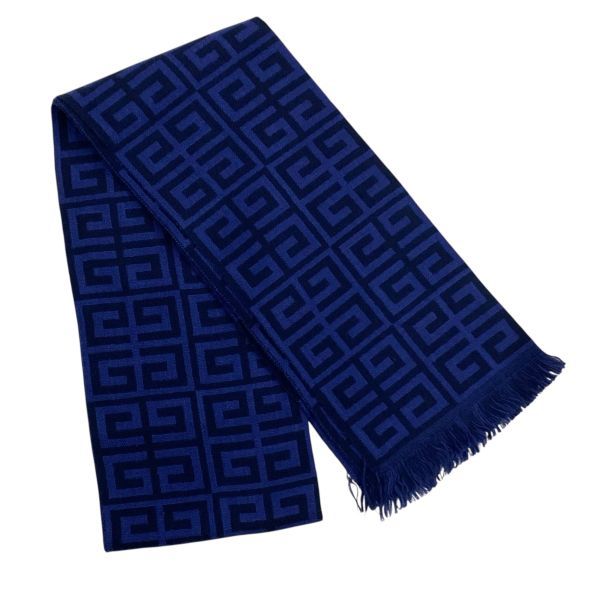 ○ ジバンシー GIVENCHY マフラー ストール 4Gロゴ バイカラー