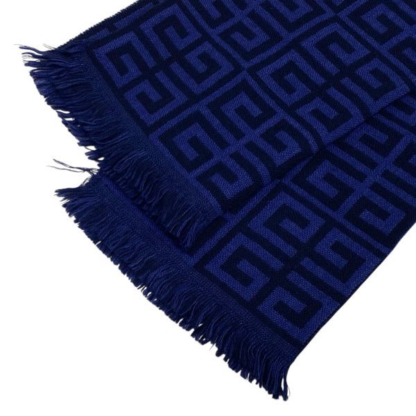 ○ ジバンシー GIVENCHY マフラー ストール 4Gロゴ バイカラー