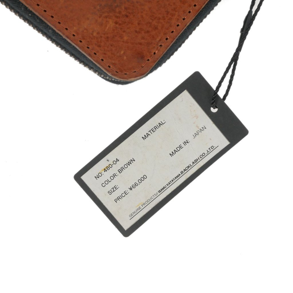 ISAMU KATAYAMA BACKLASH ラウンドファスナーウォレット ISAMU KATAYAMA BACKLASH ラウンドファスナーウォレット イサム