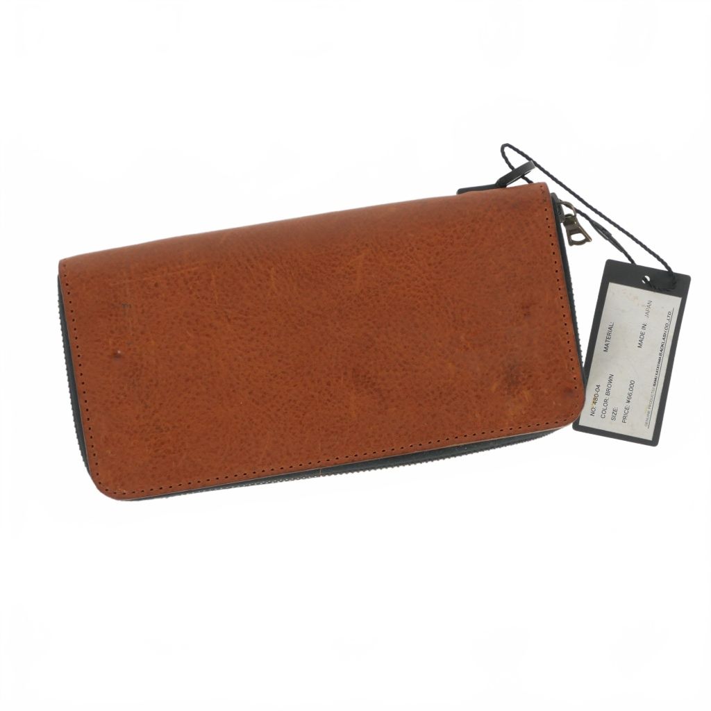 BLACK FLASH レザー 長財布 ブラウン　ISAMU KATAYAMA BLACK FLASH レザー 長財布 ブラウン ISAMU KATAYAMA ISAMU KATAYAMA