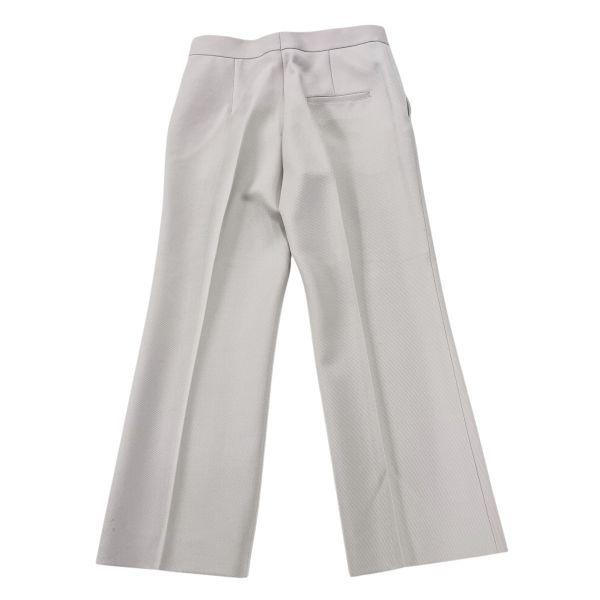 ○ セリーヌ CELINE パンツ ワイド レッグ ベージュ コットン 38 M