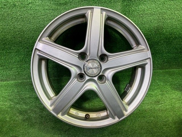 プレンシア ｳﾞｨｯﾂ ｷｭｰﾌﾞ ホイール アルミ シルバー 15インチ 5.5J 4穴 