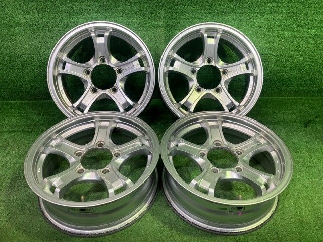 キーラー ｼﾞﾑﾆｰ ホイール アルミ シルバー 16インチ 5.5J 5穴 4本 