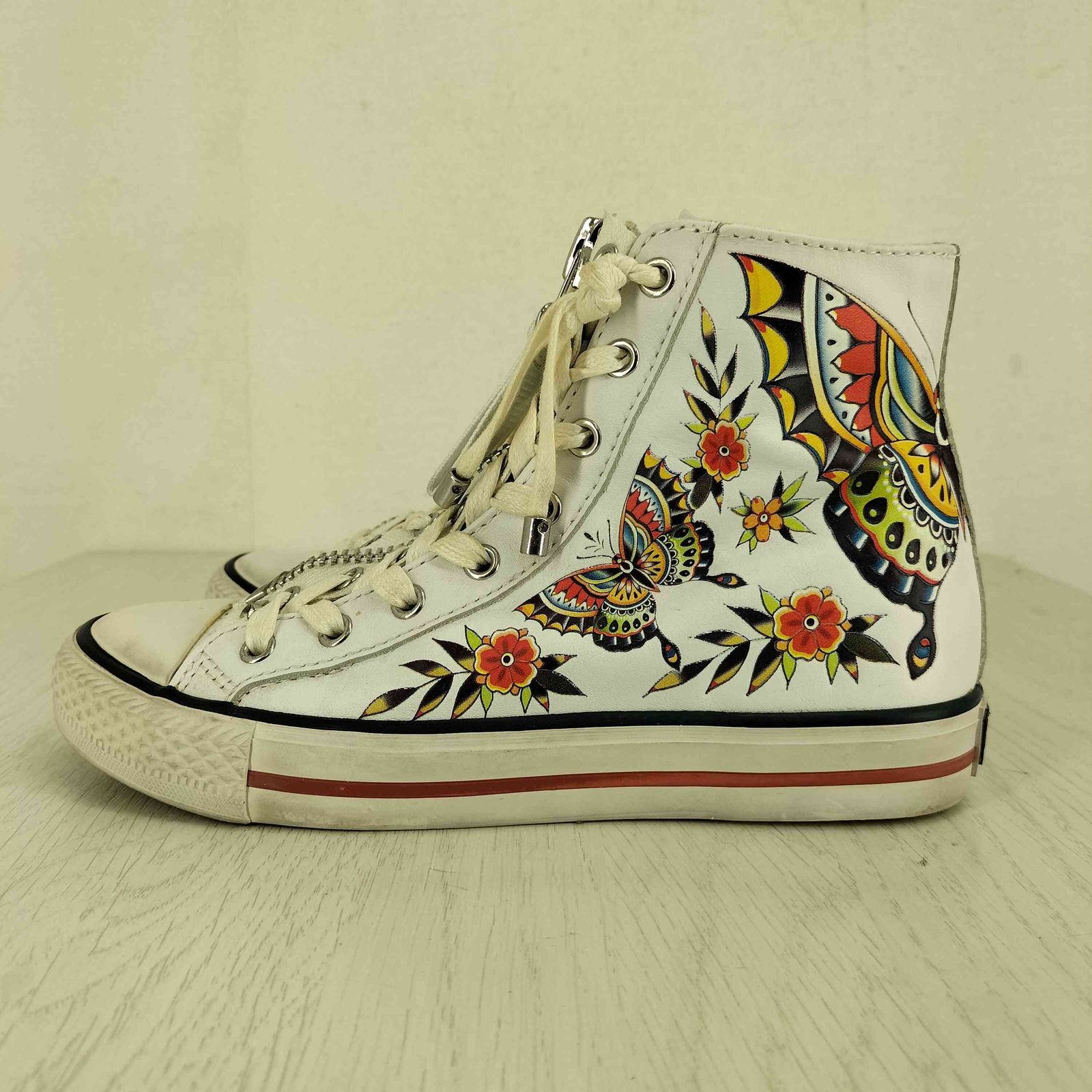 ASH アッシュ ASH アッシュ バタフライ ハイカットスニーカー 38 23.5