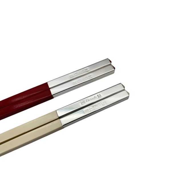 未使用 クリストフル Christofle 箸 ユニ 箸 chopsticks ペアセット