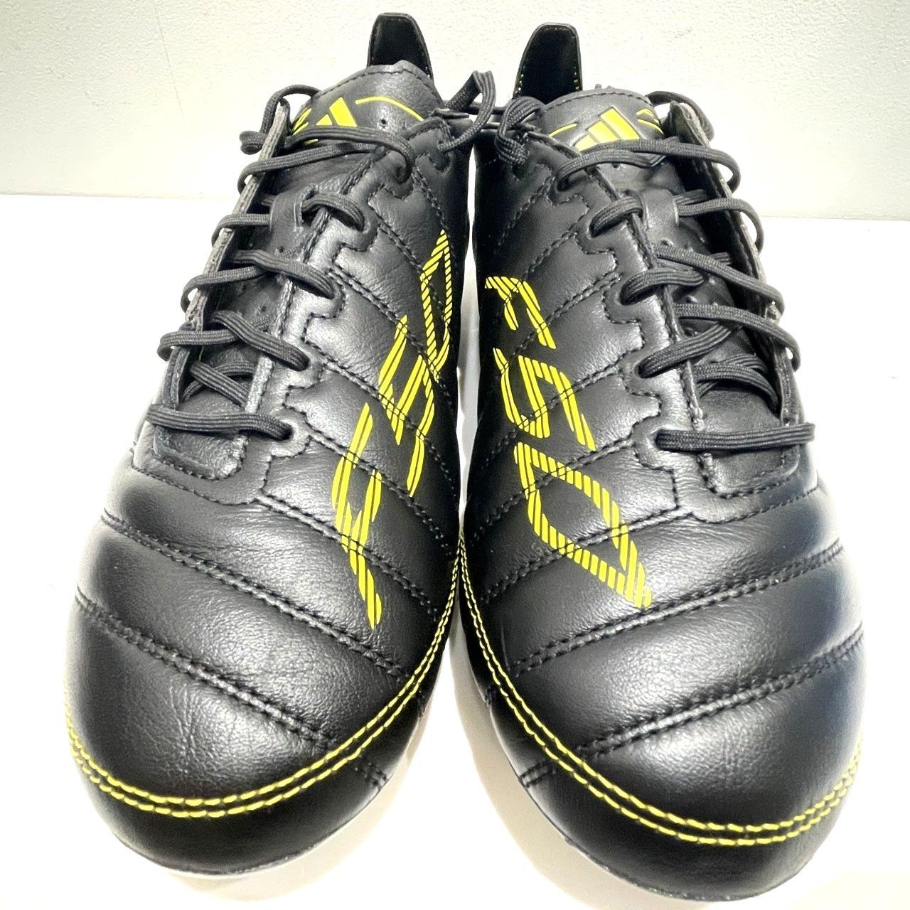 未使用品　adidas F50初代　黒/黄 26.5 ☆adidas アディダス F50 ELITE LEATHER FG 2010 アディゼロ 26.5cm