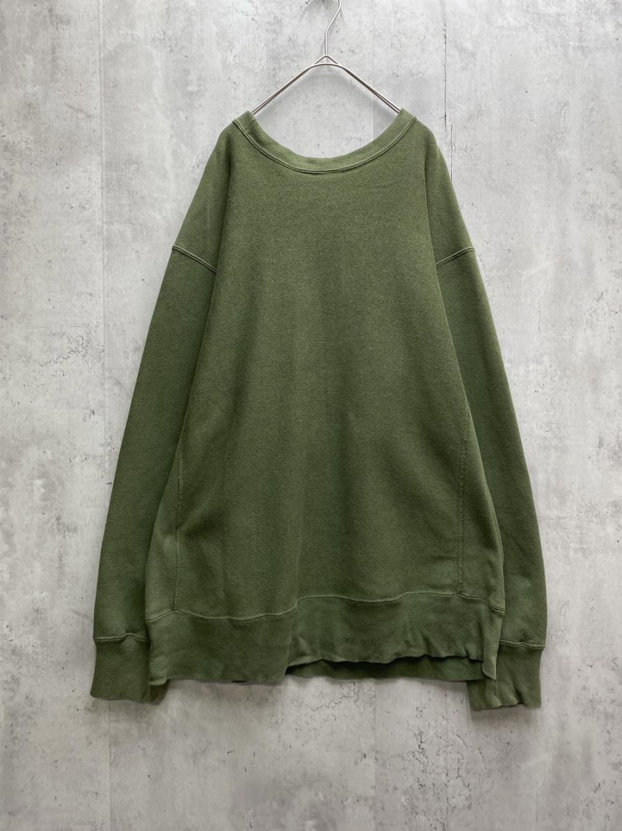 Champion チャンピオン リバースウィーブ スウェット sizeXL/グリーン