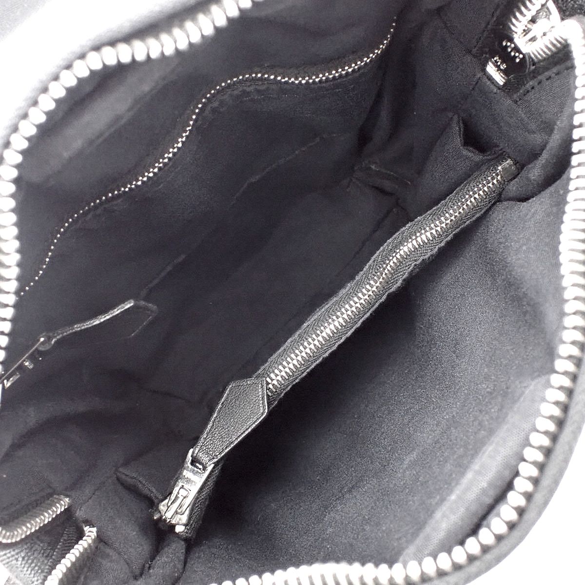 HERMES(エルメス) アカプルコ バンドリエールPM ブラック黒 トワル