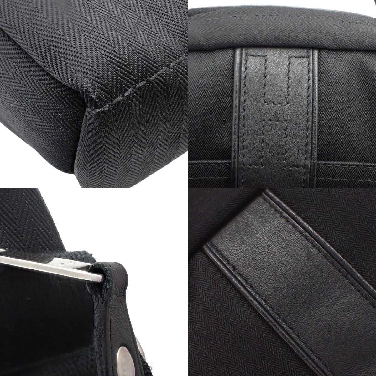 HERMES(エルメス) アカプルコ バンドリエールPM ブラック黒 トワル