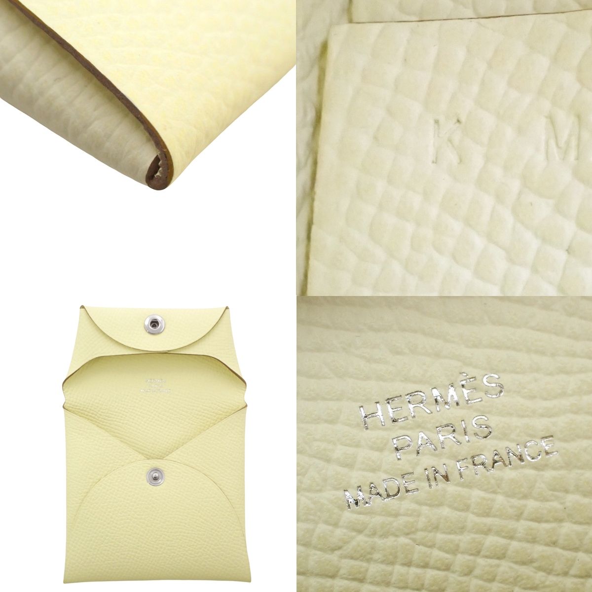 新品】HERMES(エルメス) バスティア K刻印 ジョーヌミルトン イエロー