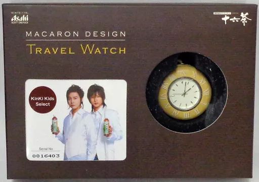 KinKi Kidsマカロンデザイン トラベルウォッチ 15セット 中古】腕時計・懐中時計(男性) KinKi Kidsセレクト マカロンデザイン