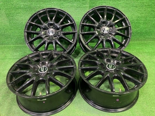 シュナイダー ｽﾃｯﾌﾟﾜｺﾞﾝ ｳﾞｫｸｼｰ ホイール アルミ クロ 16インチ 6.5J 5 