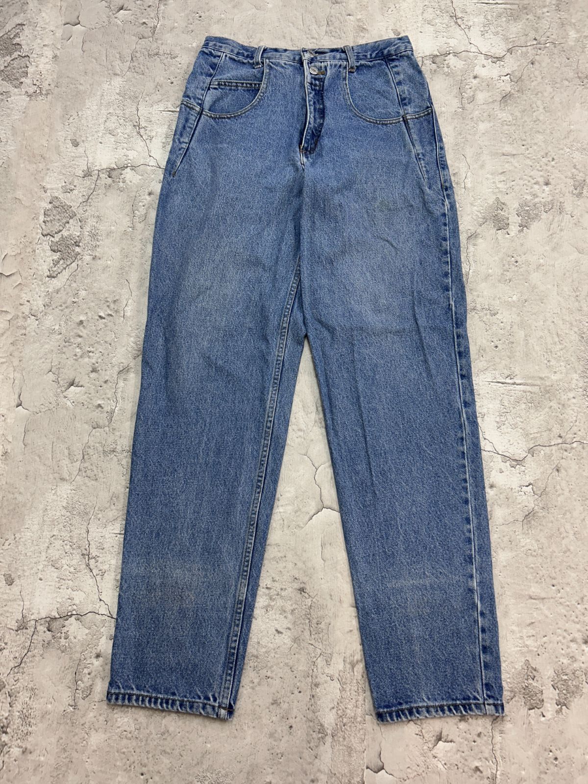90s USA製 GUESS ゲス ボトムス デニムパンツ 古着 ライトインディゴ