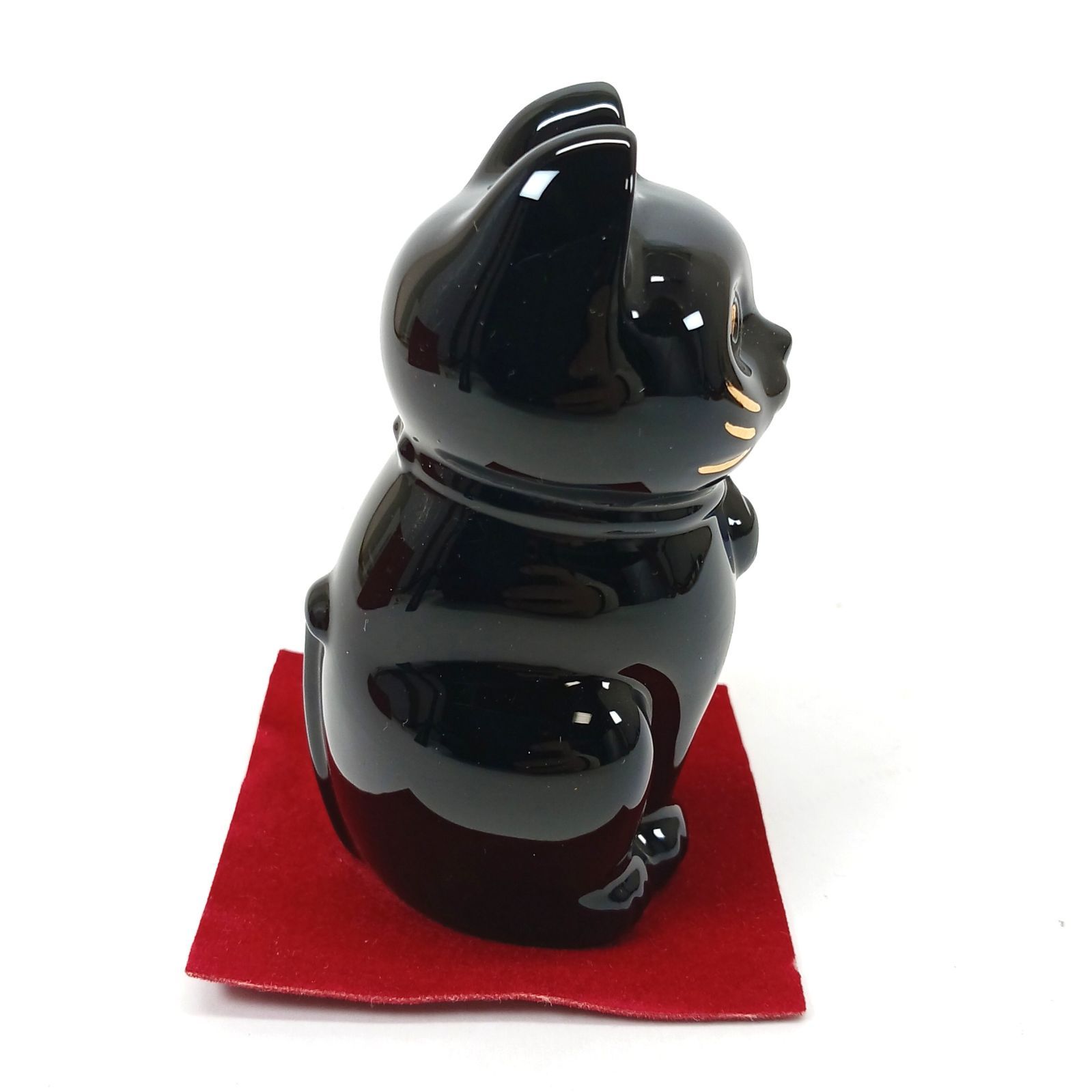 Baccarat バカラ 招き猫 フィギュリン ラッキーキャット ミッドナイト