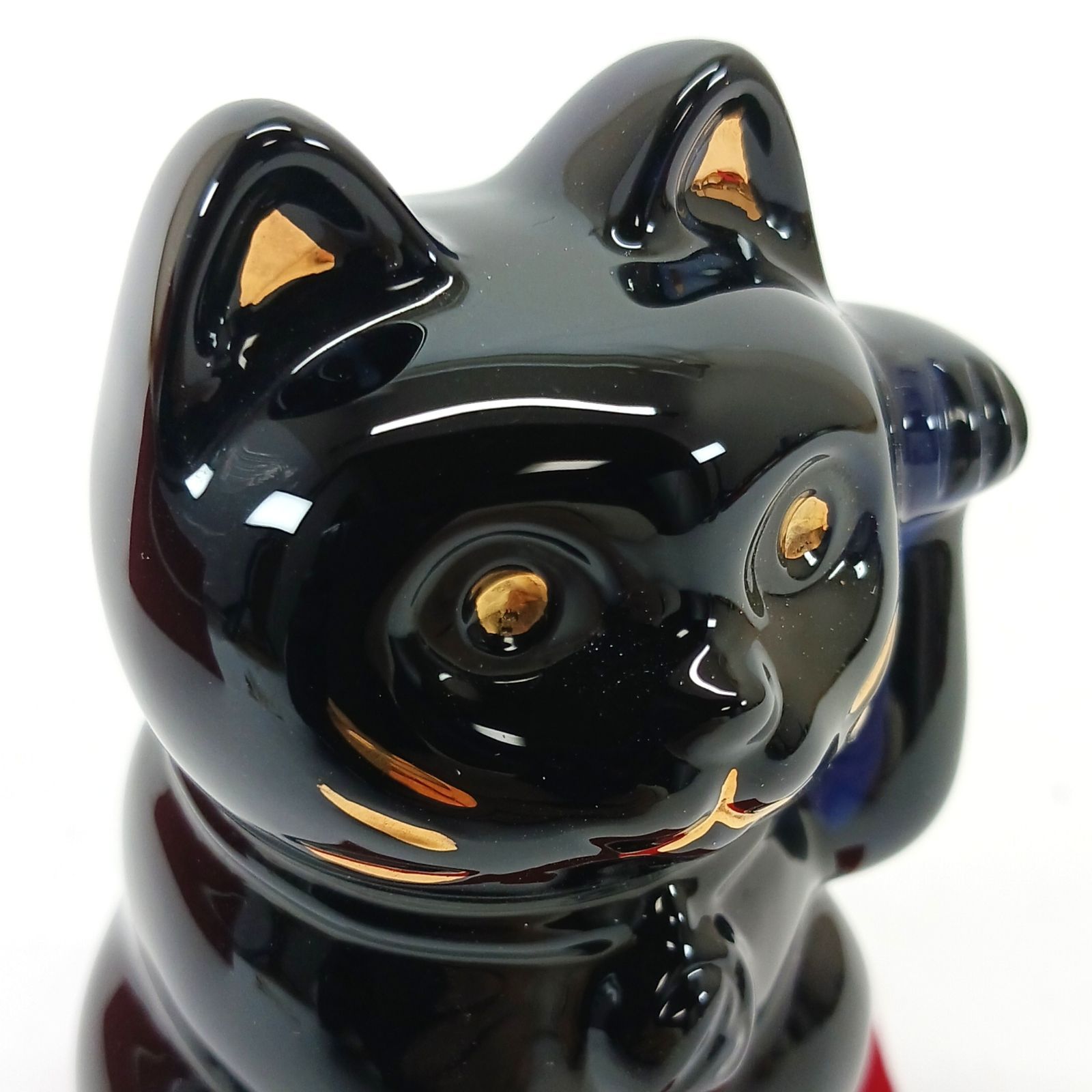 Baccarat バカラ 招き猫 フィギュリン ラッキーキャット ミッドナイト