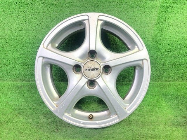 プラシノ 軽自動車 ホイール アルミ シルバー 14インチ 5J 4穴 4本 100
