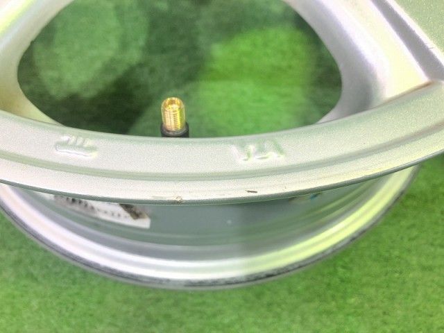 プラシノ 軽自動車 ホイール アルミ シルバー 14インチ 5J 4穴 4本 100
