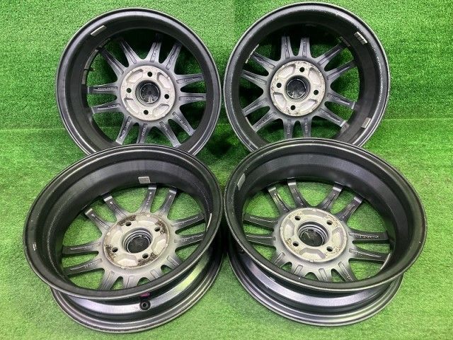 ヴァーレン 軽自動車 ホイール アルミ ガンメタ 14インチ 4.5J 4穴 4本 