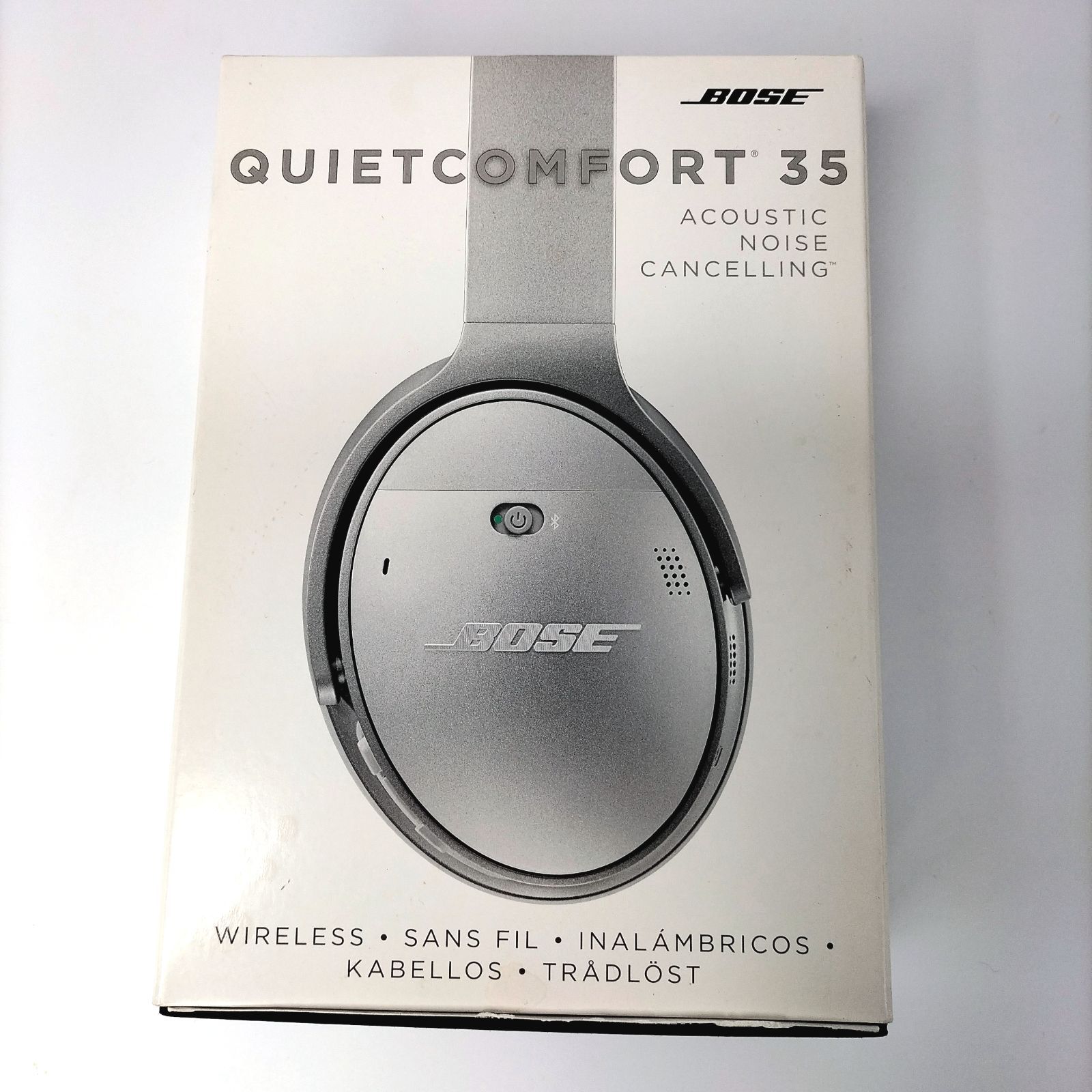 希少】Bose QuietComfort 35 シルバー 箱付き 美品 限定色 - メルカリ