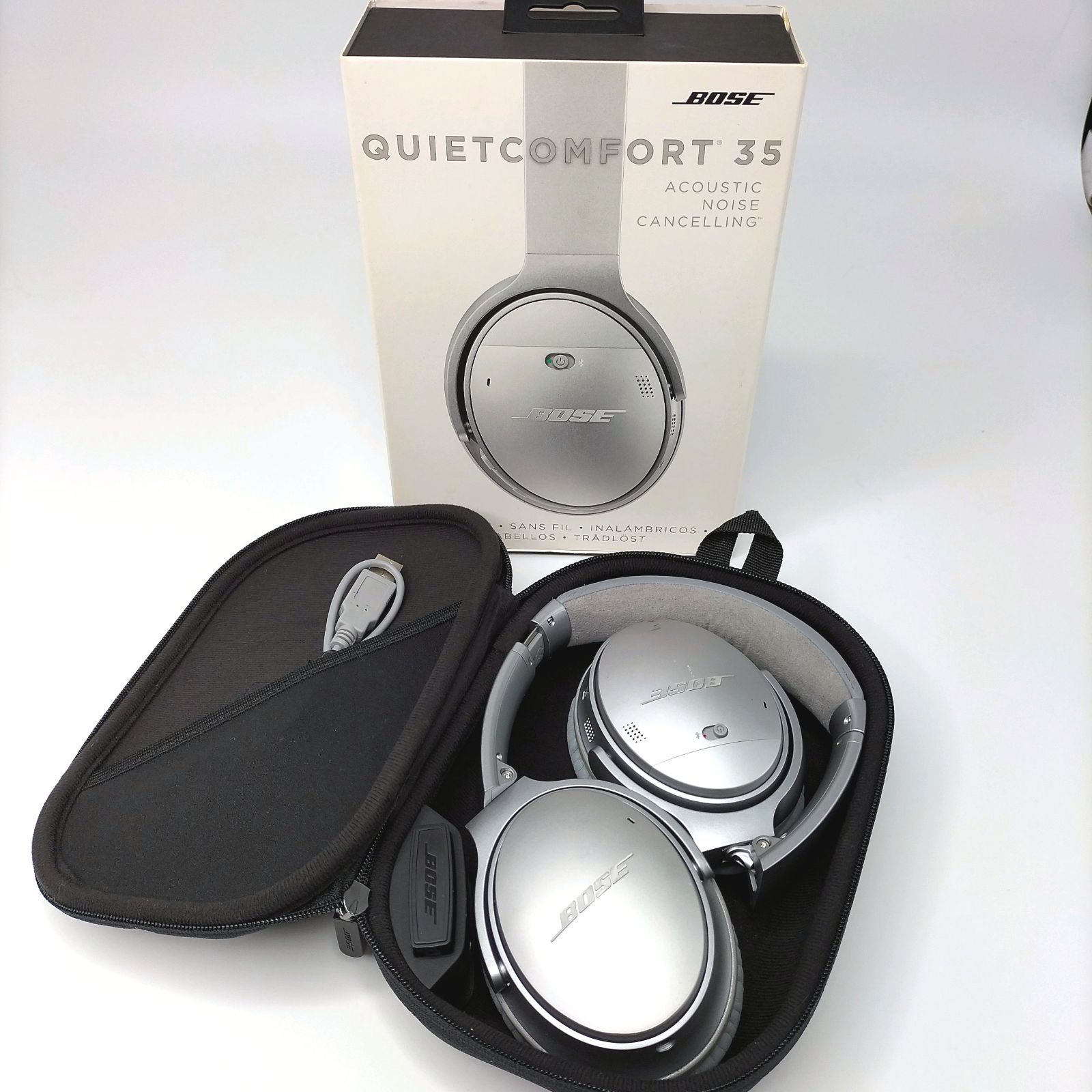 【レア】Bose QuietComfort 35 シルバー 廃盤 人気カラー Bose QuietComfort 35 wireless headphones [シルバー] 価格比較