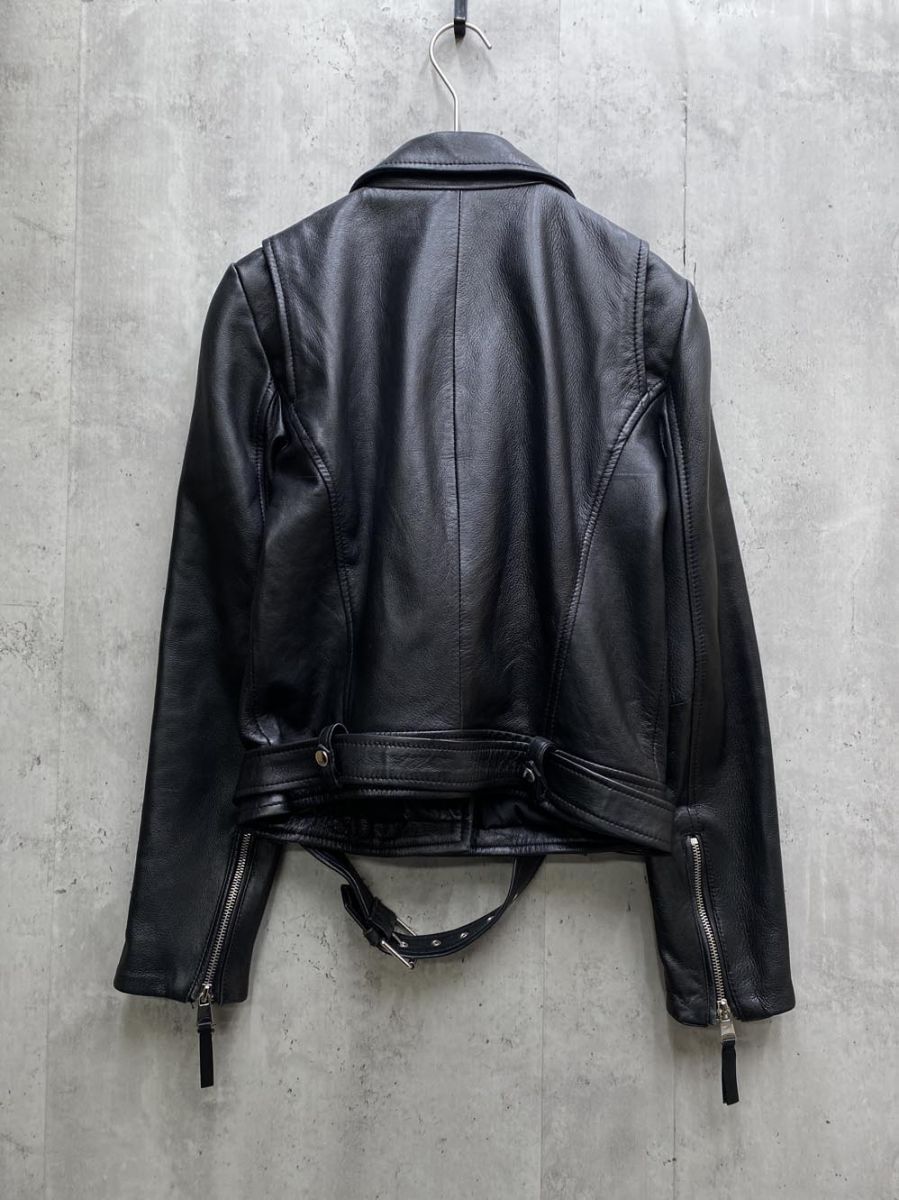 ZARA ザラ 5479/001/800 ラムレザー ダブルライダース ジャケット