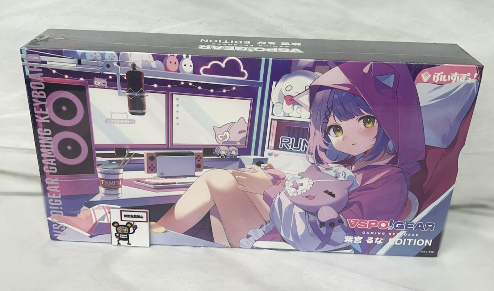 OT33. VSPO!GEAR 紫宮るな EDITION ゲーミングキーボード ※未開封品