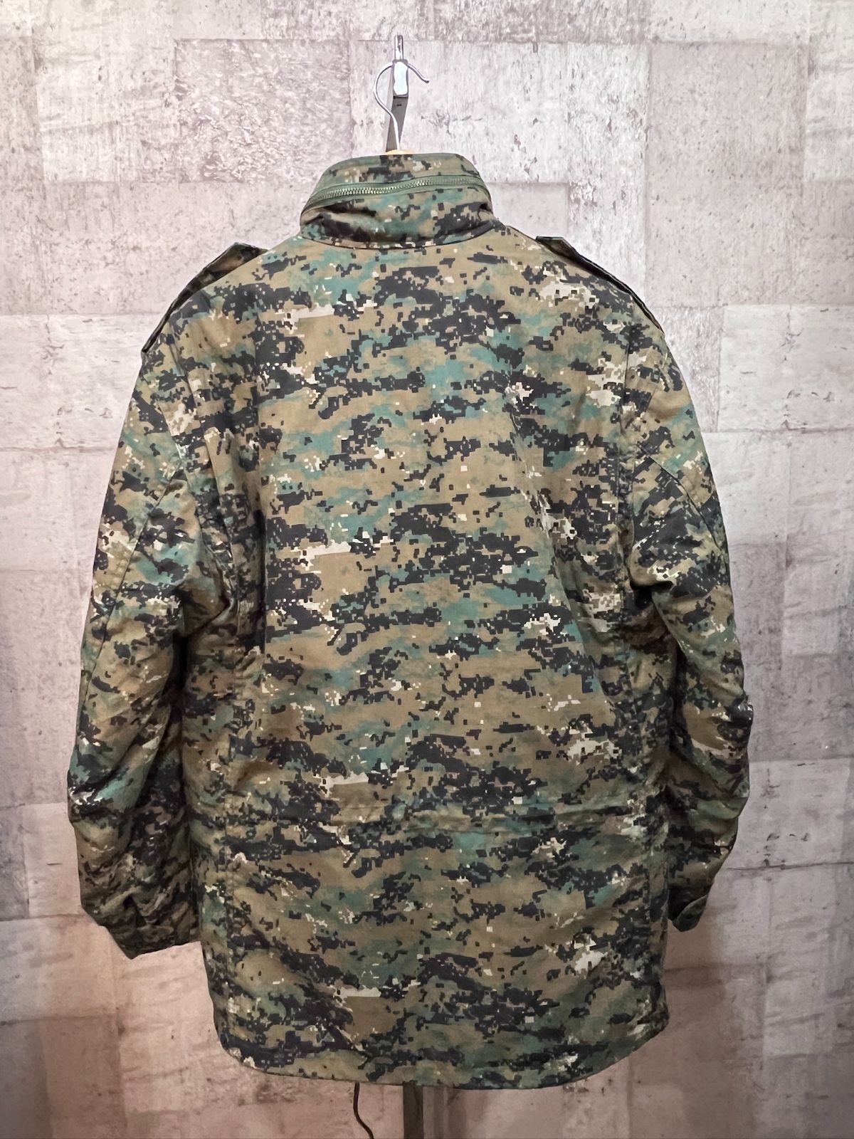 美品 珍品 ALPHA M-65 3rd型 フィールドジャケット デジタルカモフラ S