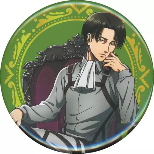 中古】バッジ・ピンズ リヴァイ・アッカーマン 缶バッジ 「進撃の巨人