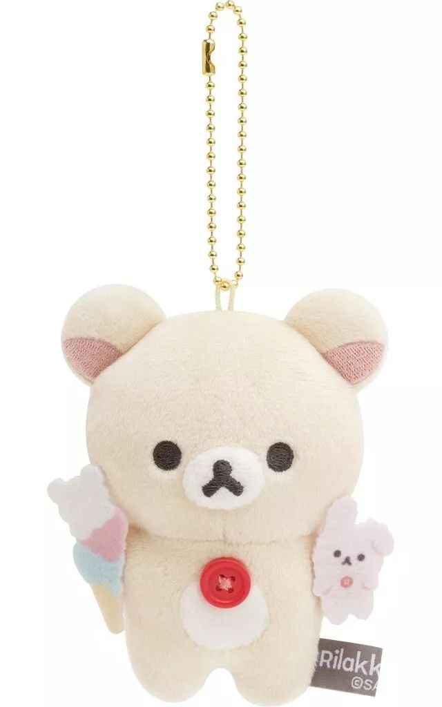 中古】キーホルダー コリラックマ ぶらさげぬいぐるみ BASIC RILAKKUMA