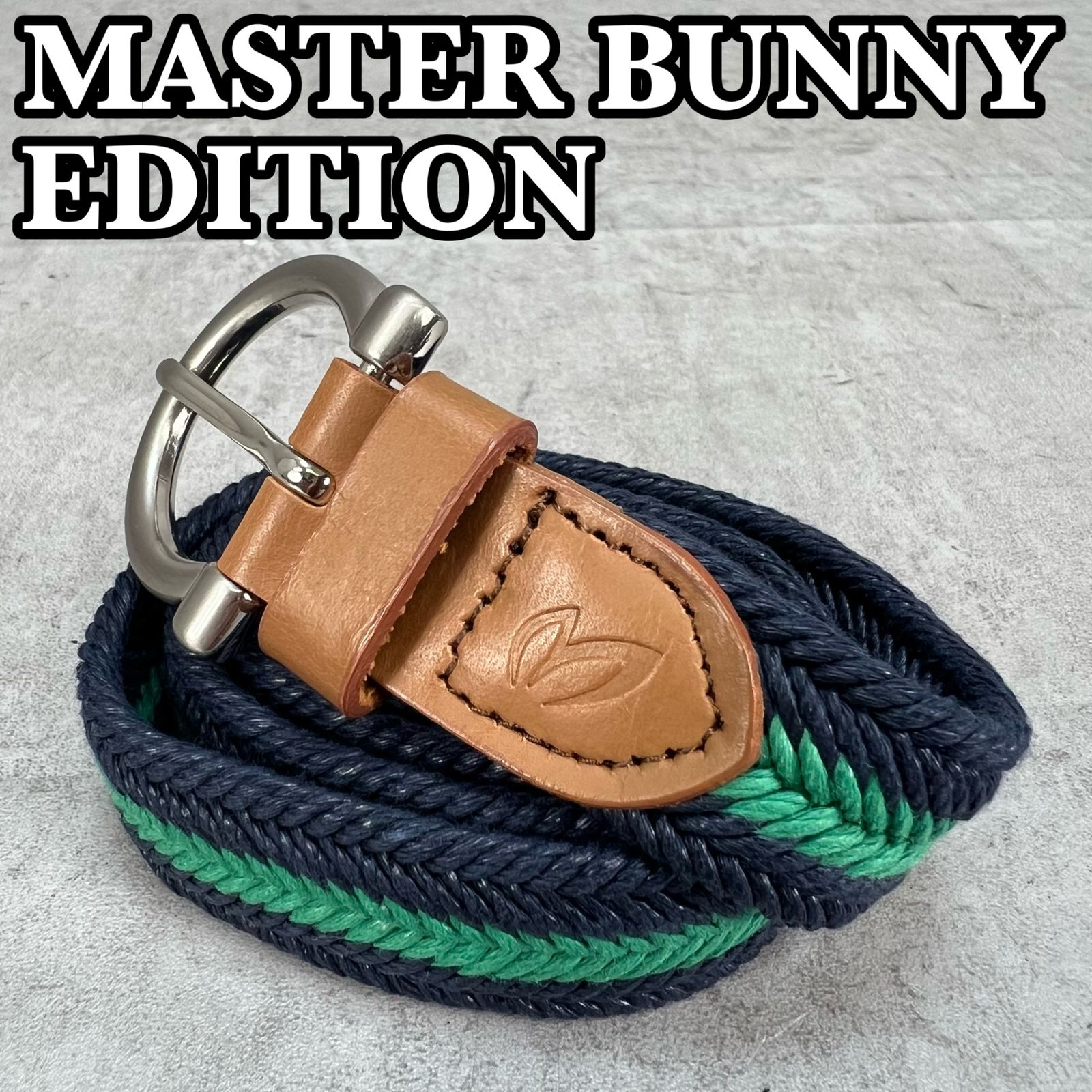 マスターバニーエディション ゴルフ レディースベルト 編み込み