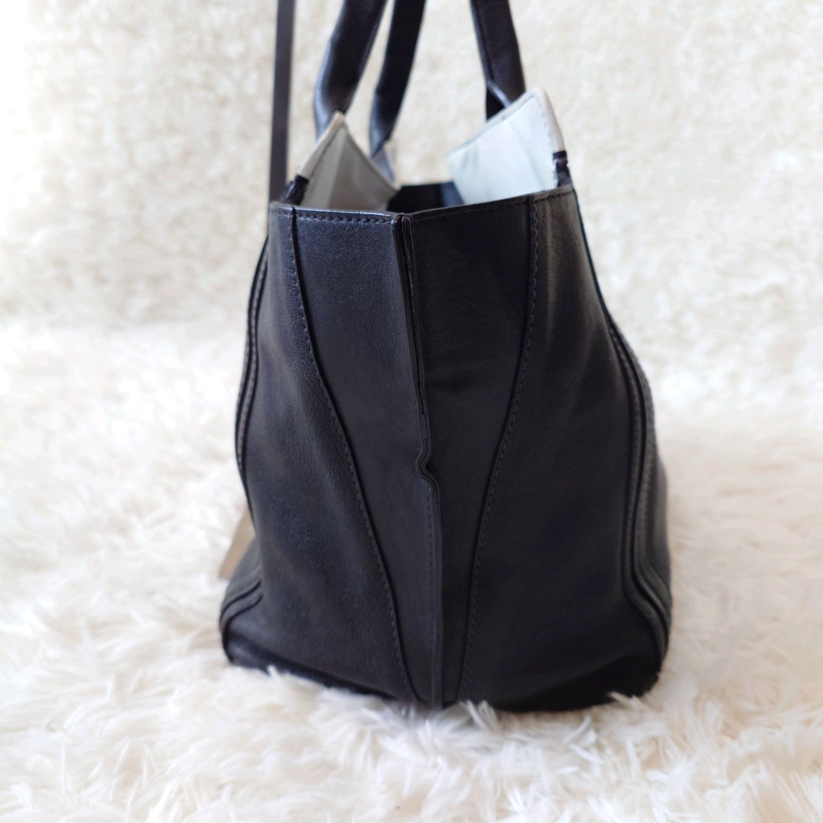 Chloe クロエ アリソン レザー ハンドバッグ トートバッグ 極美品】定価約94 000円 クロエ Chloe アリソン Alyson トートバッグ