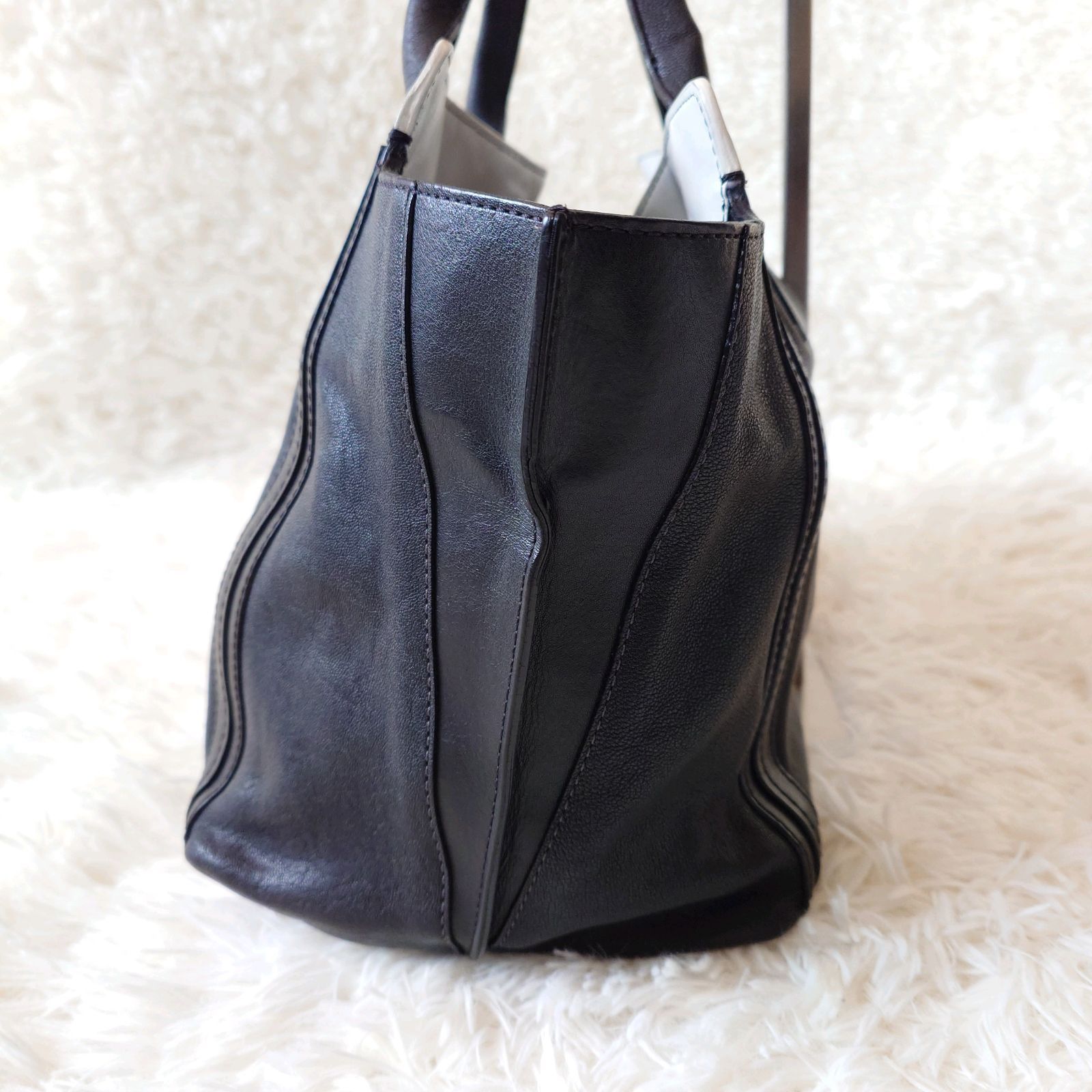 クロエ Chloe アリソン トートバッグ ハンドバッグ レザー 本革 ロゴ