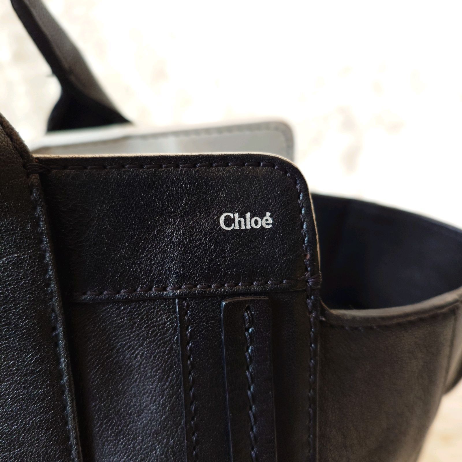 クロエ Chloe アリソン トートバッグ ハンドバッグ レザー 本革 ロゴ