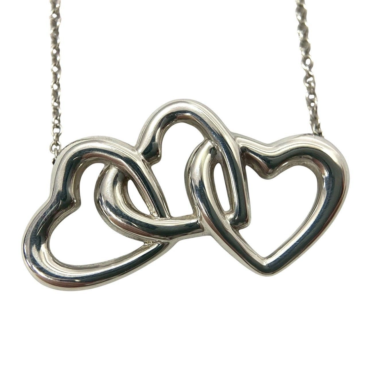 TIFFANY&Co.】トリプルハート ネックレス SV925 SILVER/シルバー 総 