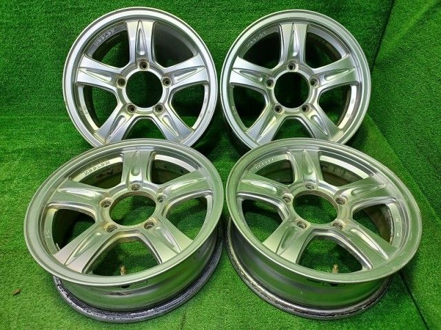 自動車 社外 キーラー ウェッズ ジムニー ホイール アルミ シルバー 16 