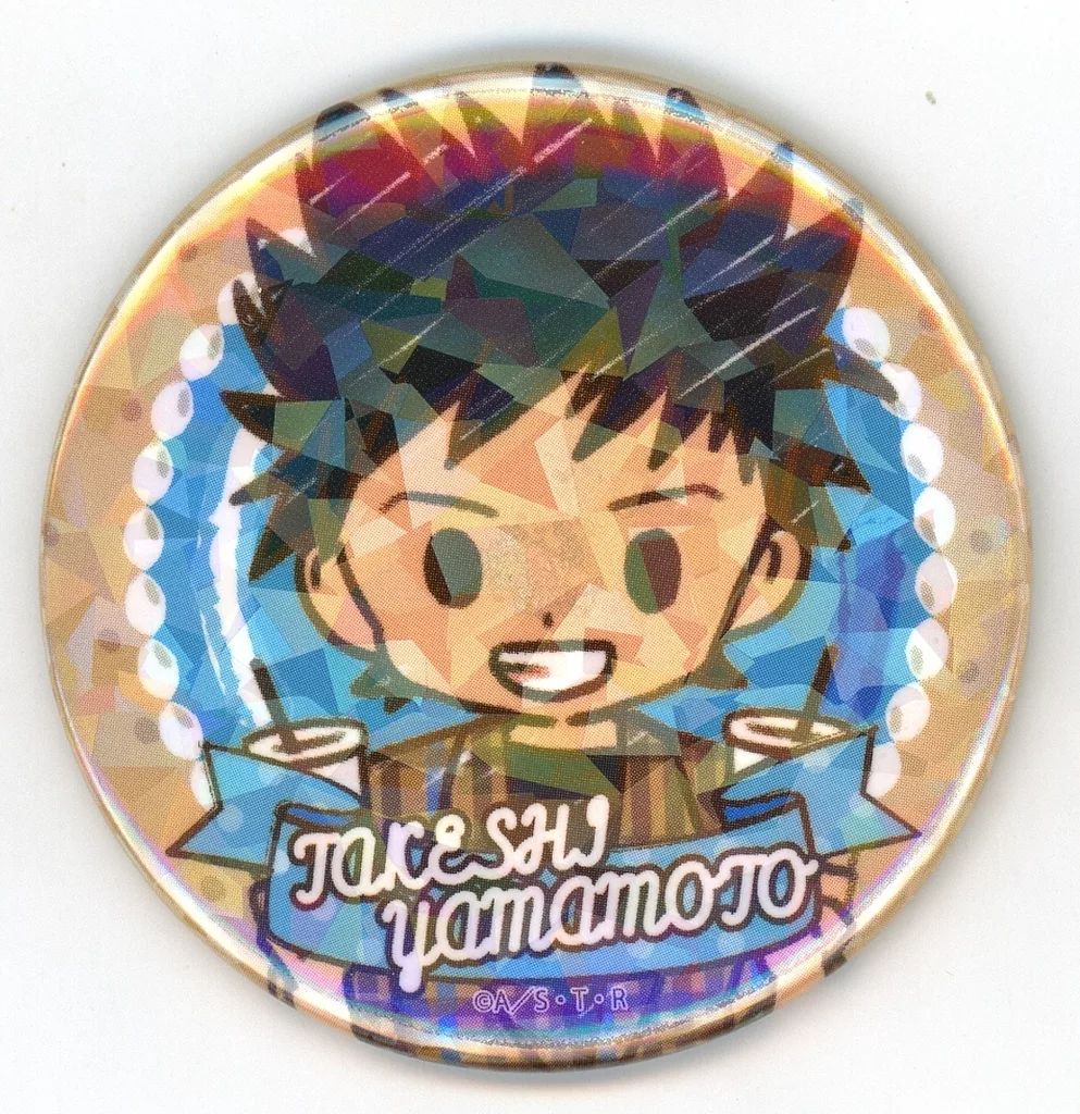 家庭教師　一番カフェ スーベニア　ひこくじ特典ホログラム缶バッジ　山本武 中古】バッジ・ピンズ 山本武 「家庭教師ヒットマンREBORN! コラボ