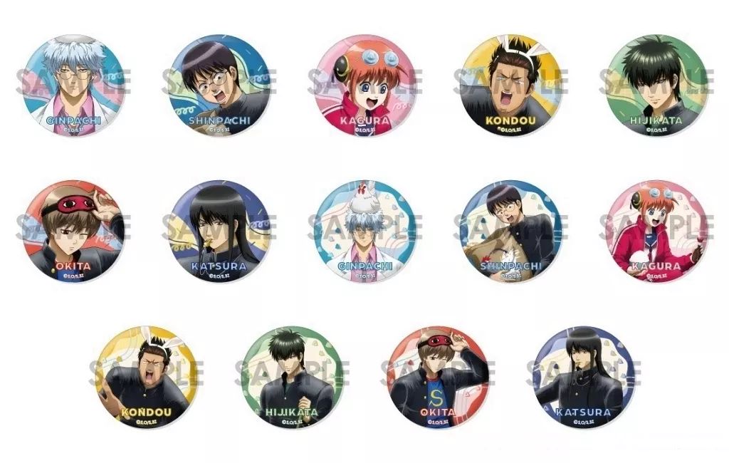 中古】バッジ・ビンズ 全14種セット 「3年Z組銀八先生 トレーディング