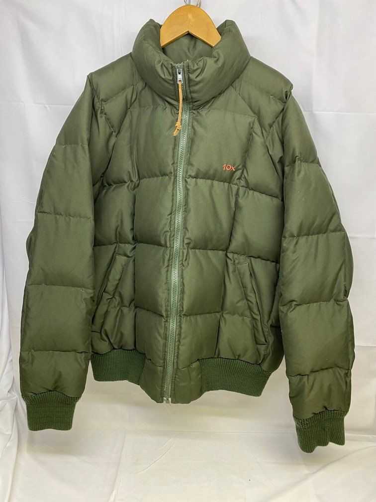 10X テンエックス ロゴ刺繍 ダウンジャケット サイズ: M カラー