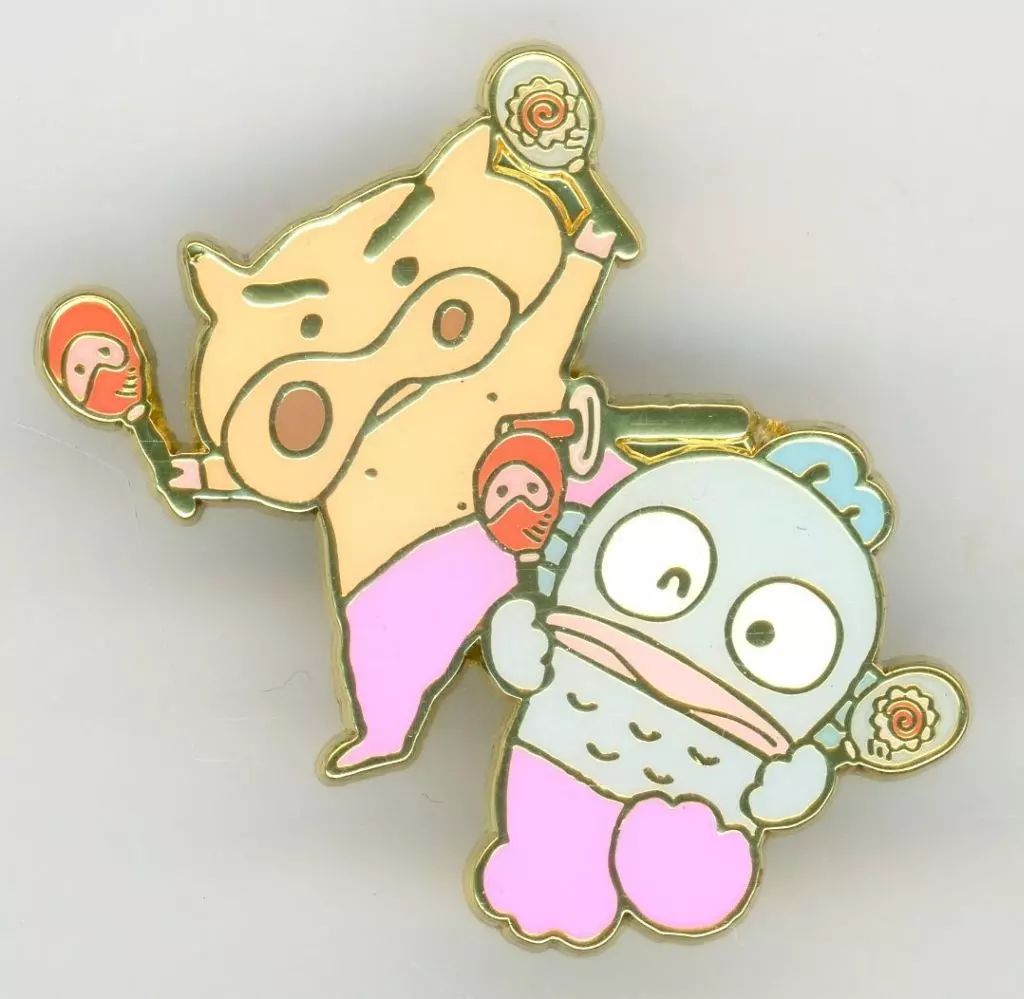 中古】バッジ・ビンズ ぶりぶりざえもん×ハンギョドン 「クレヨン