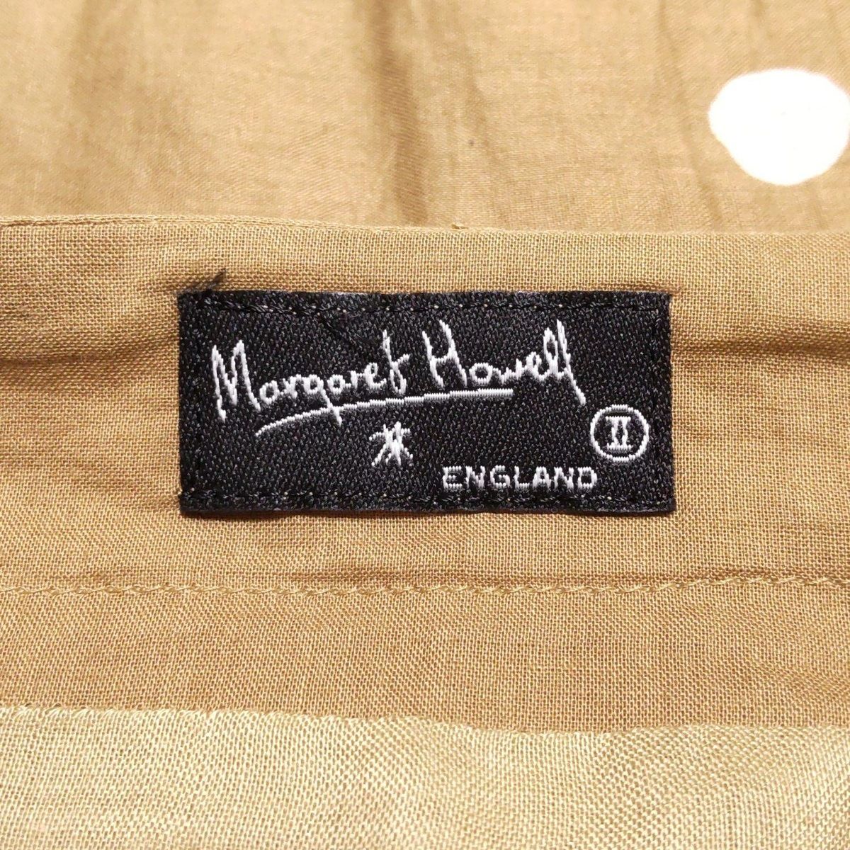 【美品】Margaret Howell ウール　ロングスカート　ベージュ MargaretHowell(マーガレットハウエル) ロングスカート サイズ2 M