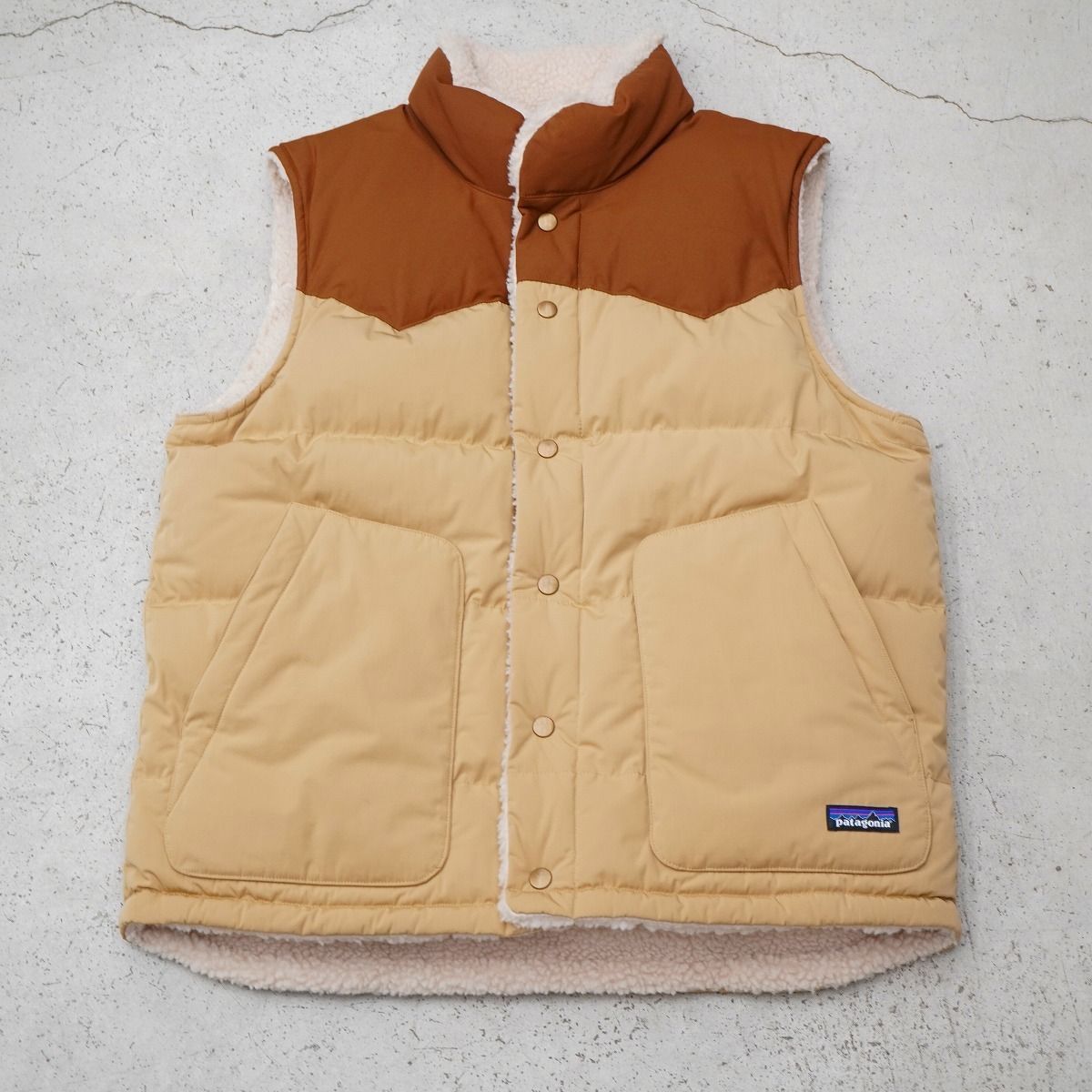 美品 Patagonia パタゴニア Reversible Bivy Down Vest ビビー ダウン 