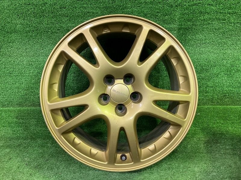 スバル SUBARU 純正 インプレッサ GDB ホイール アルミ ゴールド 17