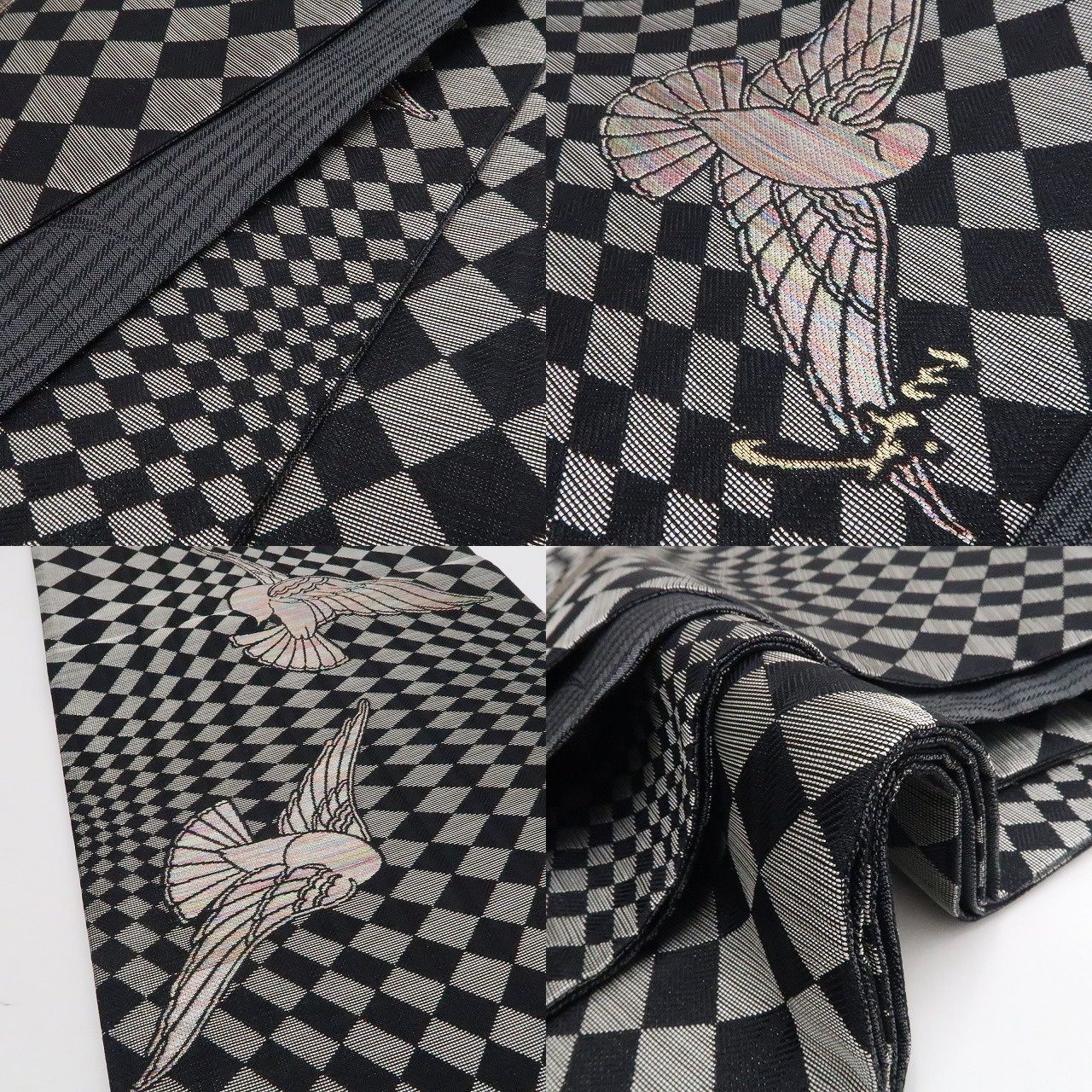 ❁tomihisa❁新品 斉藤三才 落款 飛翔鳥 モノトーン“何かが違う！いま