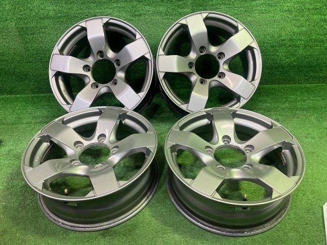 ｼﾞﾑﾆｰ ホイール アルミ シルバー 16インチ 5.5J 5穴 4本 139.7 +20 