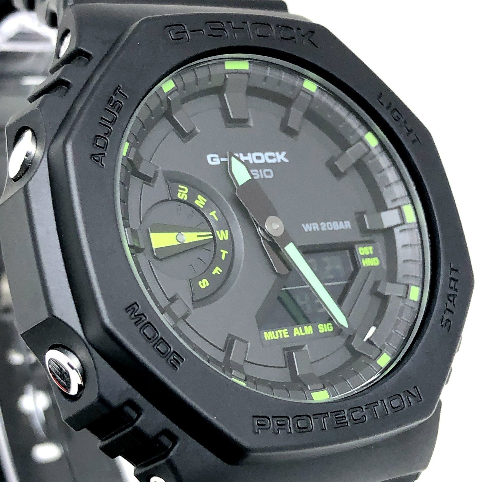 G-SHOCK ジーショック GA-2100-1A3 NEON ACCENT オクタゴン カシオーク 