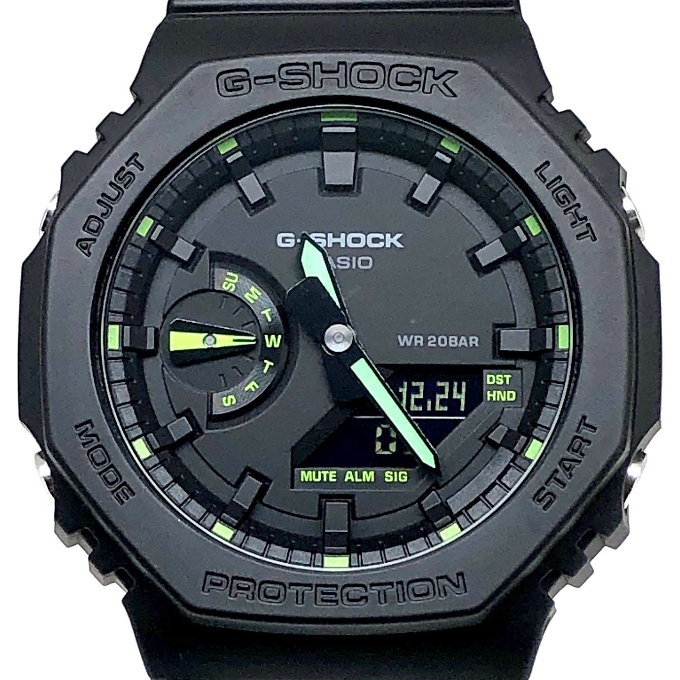 G-SHOCK ジーショック GA-2100-1A3 NEON ACCENT オクタゴン カシオーク 