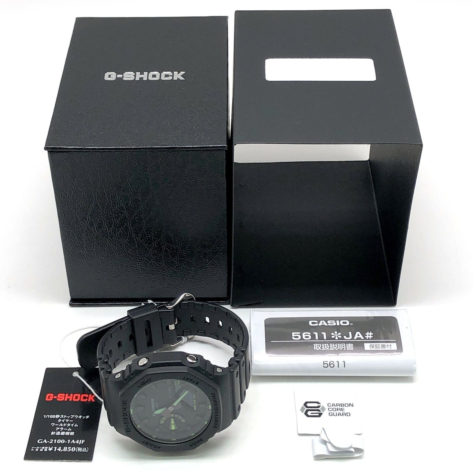 G-SHOCK ジーショック GA-2100-1A3 NEON ACCENT オクタゴン カシオーク 